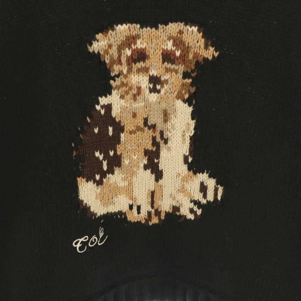 ザトゥー THE TOE Schloss Dog Knit ニット セーター 長袖 S 黒