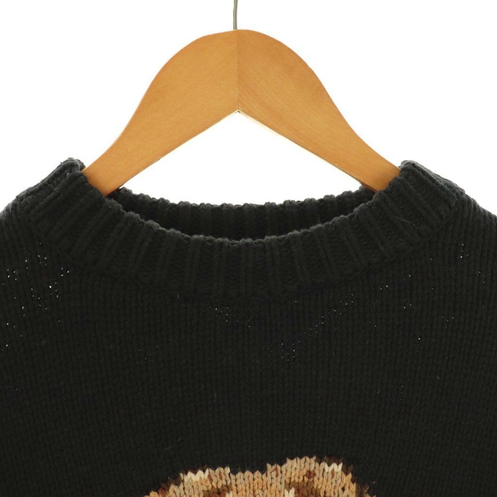 ザトゥー THE TOE Schloss Dog Knit ニット セーター 長袖 S 黒