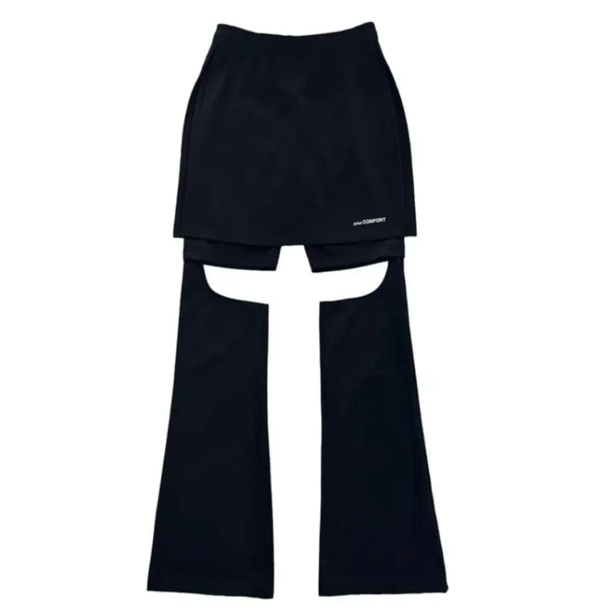 韓国　jichoi スカートパンツ JiCHOI ジチョイ スリム スカート パンツ ブラック 1サイズ - メルカリ