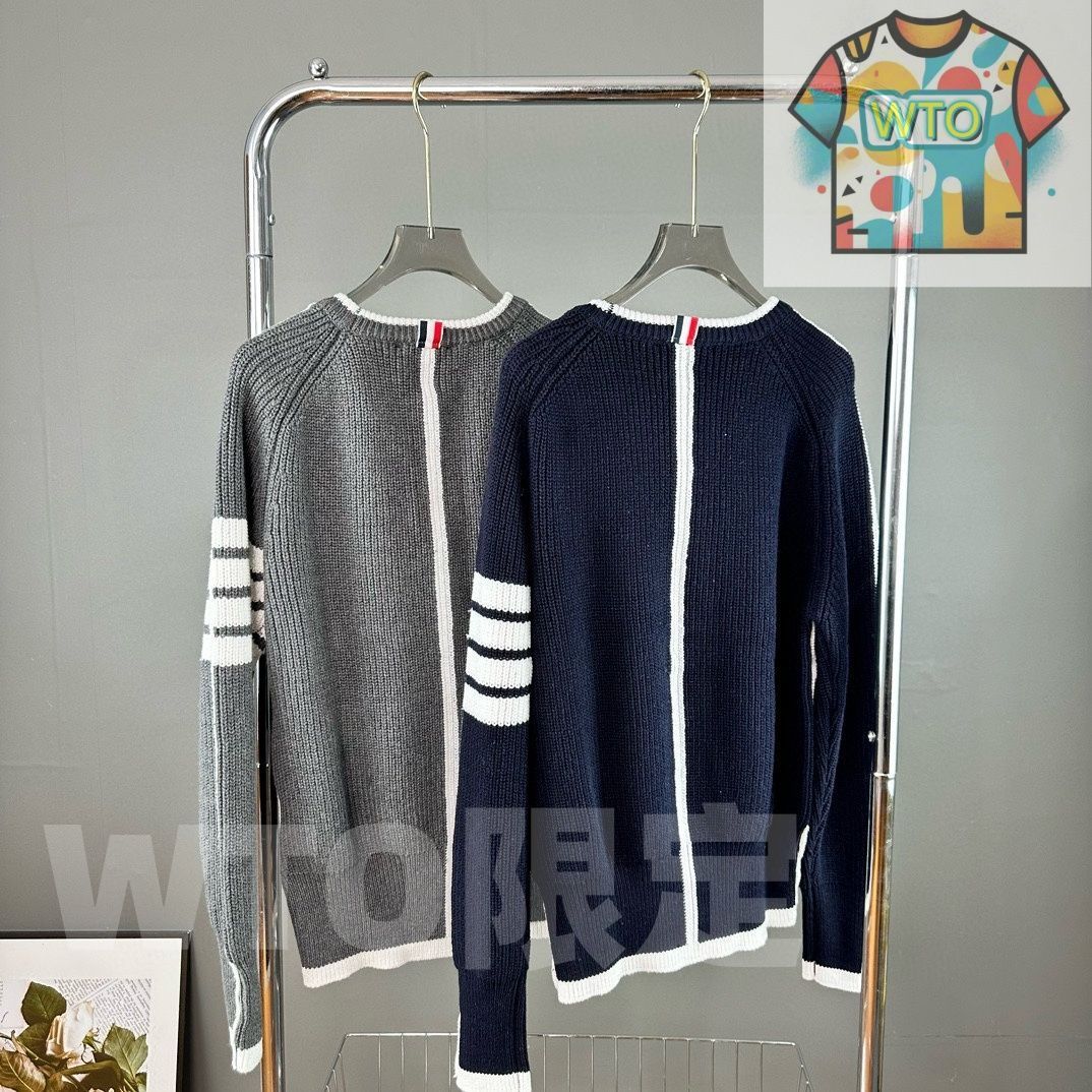 THOM BROWNE ストライプニットセーター Thom Browne風 ストライプニットセーター [本日特価|新品未使用品]-WT0