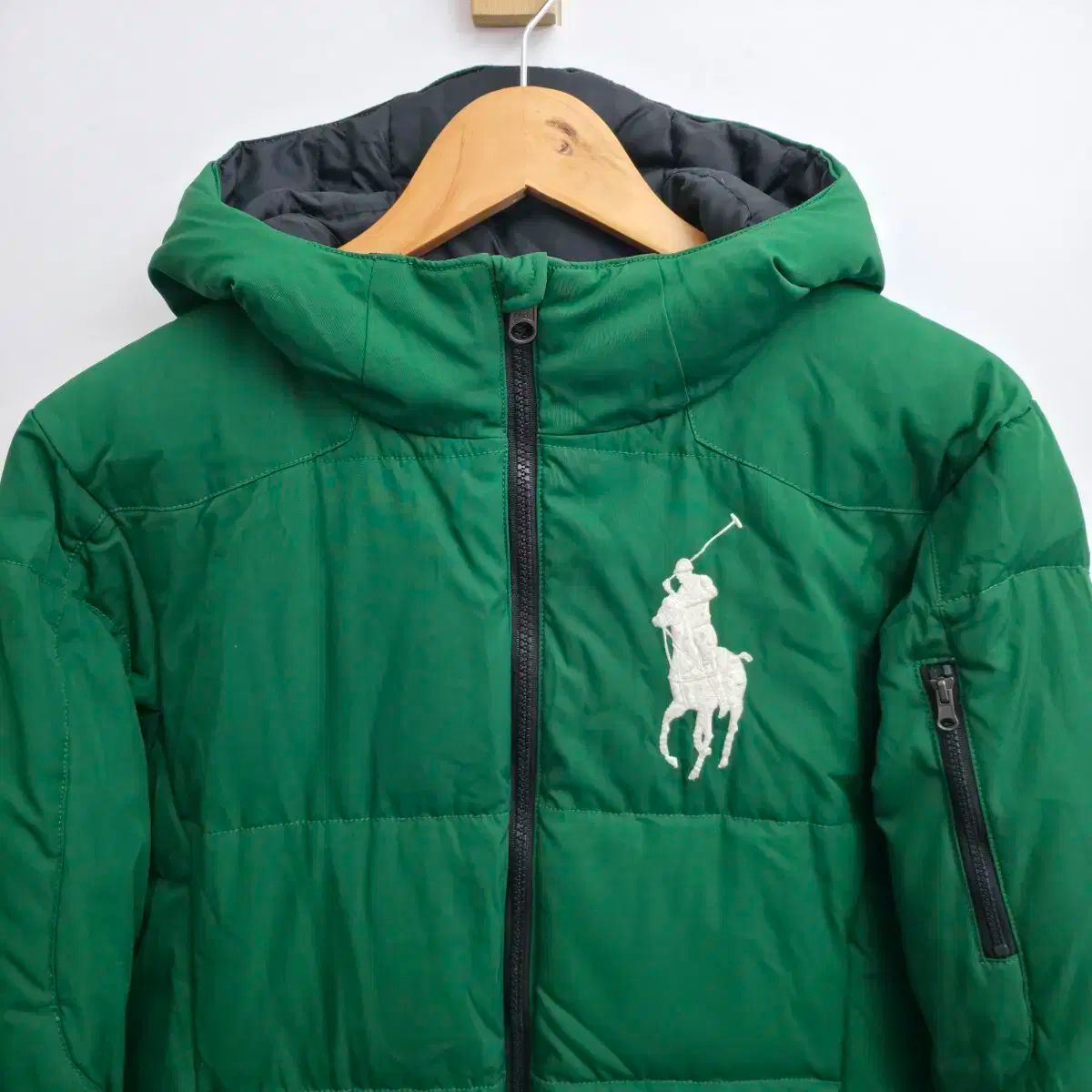 L ポロ ラルフローレン グリーン ビックポニー ダウン - メルカリ