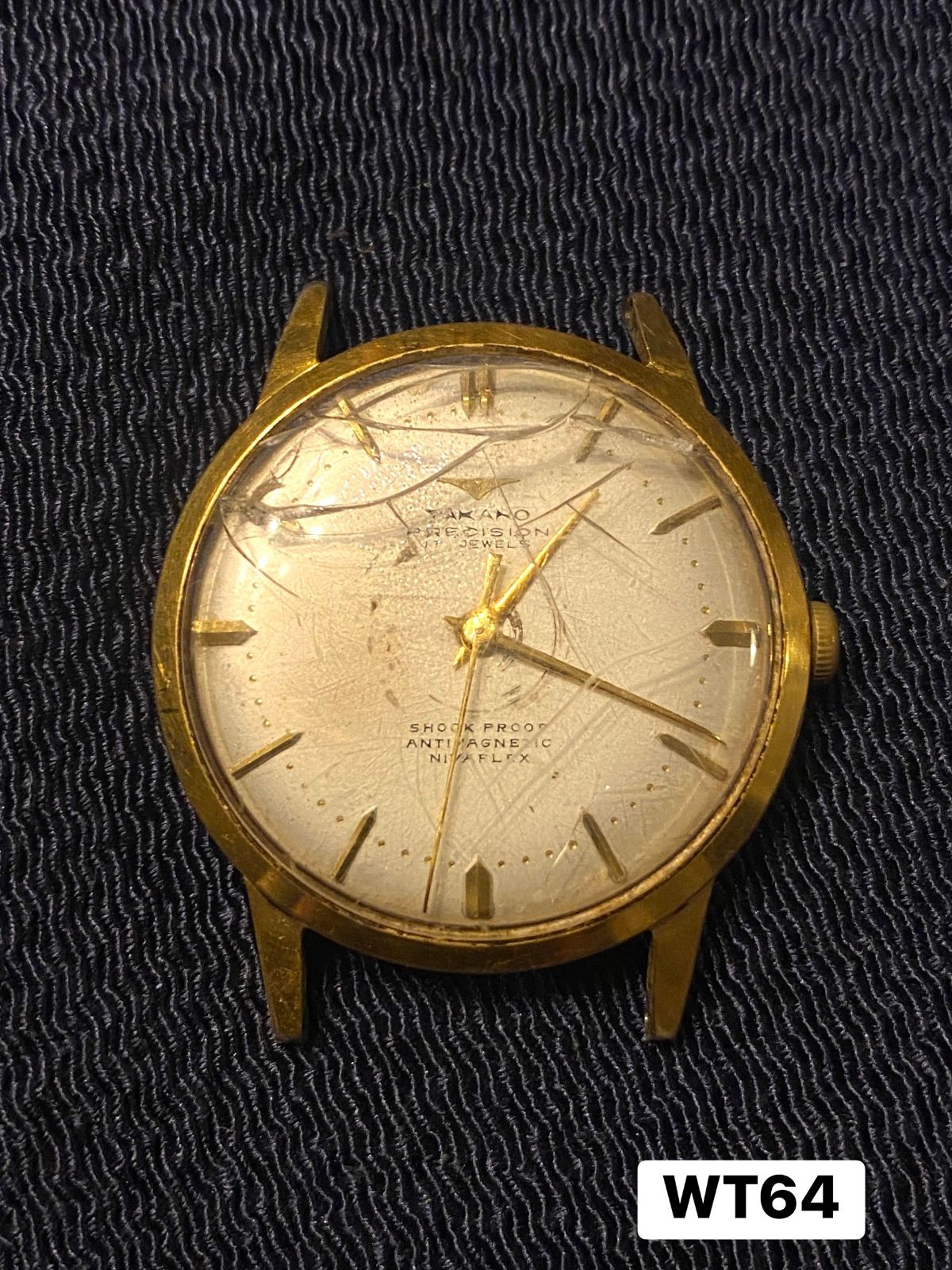 時計】【非稼働品】TAKANO タカノ PRECISION プレシジョン ケースのみ