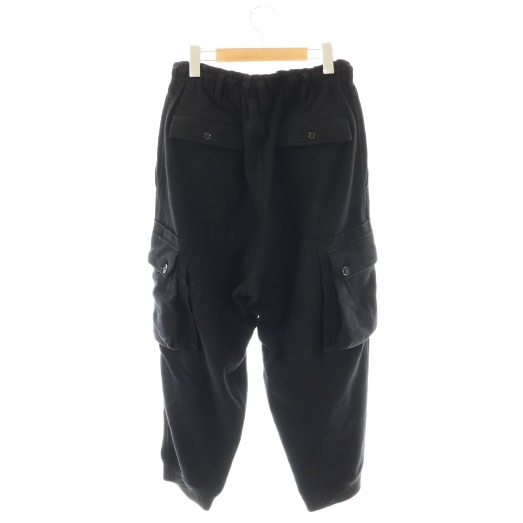 グラウンドワイ サルエルパンツ　ヨウジヤマモト　groundＹ　サイズ3 Yohji Yamamoto ヨウジヤマモト GroundY 21SS GT-P11-100 ギャバジン
