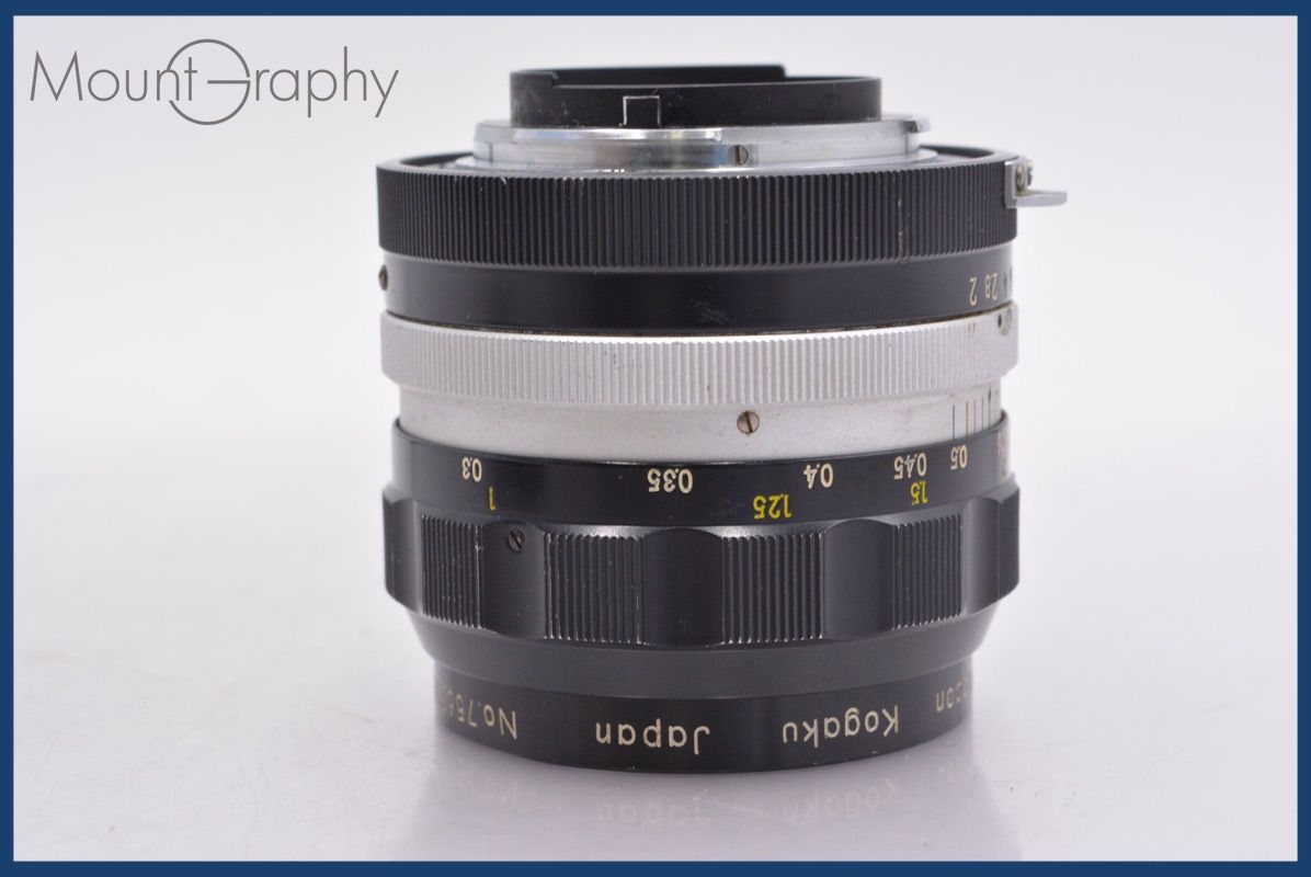 ☆実用美品☆ ニコン Nikon 節約 NIKKOR-O Auto 35mm F2 前後キャップ