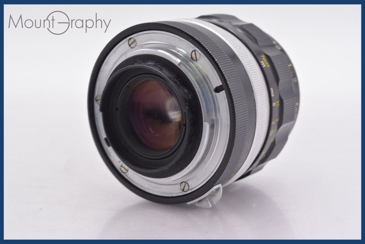 ☆実用美品☆ ニコン Nikon 節約 NIKKOR-O Auto 35mm F2 前後キャップ