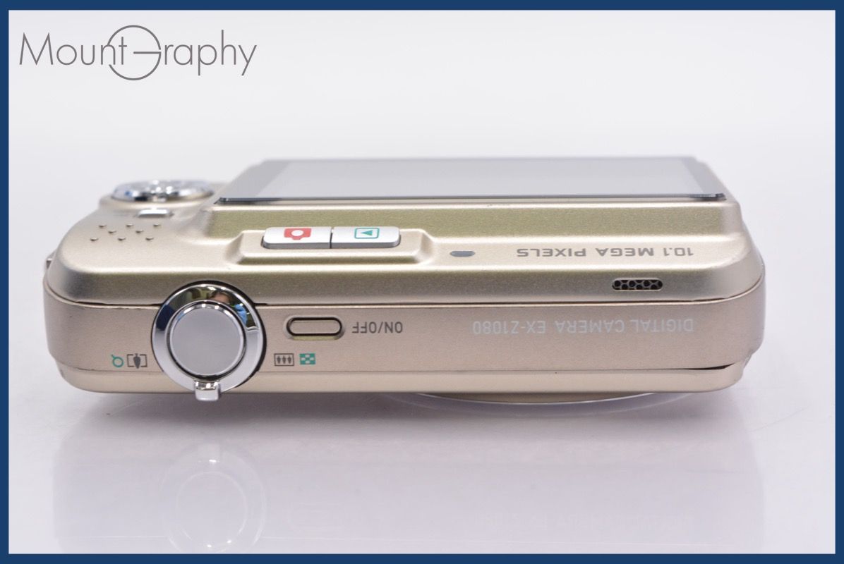 極美品 カシオ CASIO EXILIM EX-Z1080 ゴールド ＃A340 カシオ CASIO