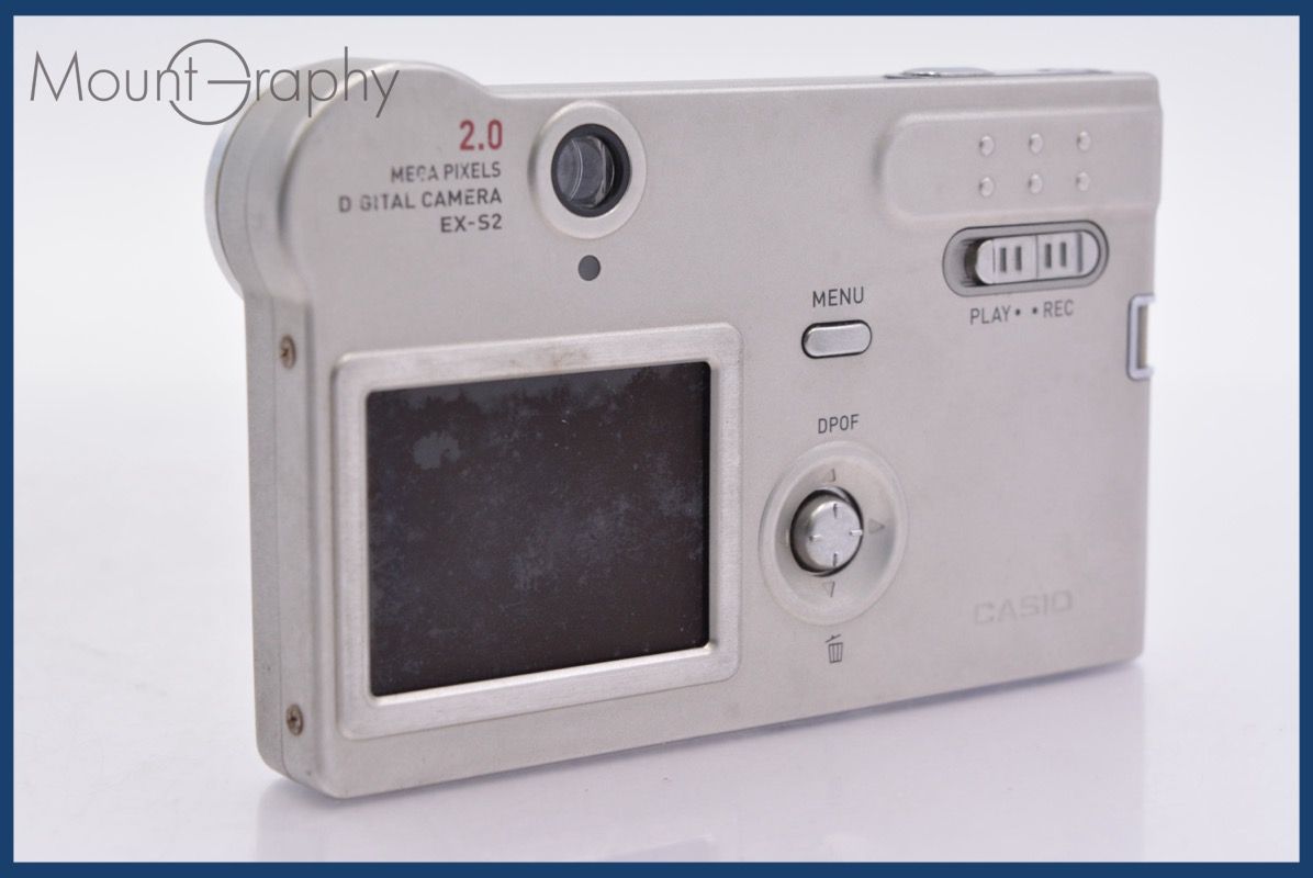 ☆実用美品☆ カシオ CASIO EXILIM EX-S2 バッテリー付属 ☆完動☆同梱