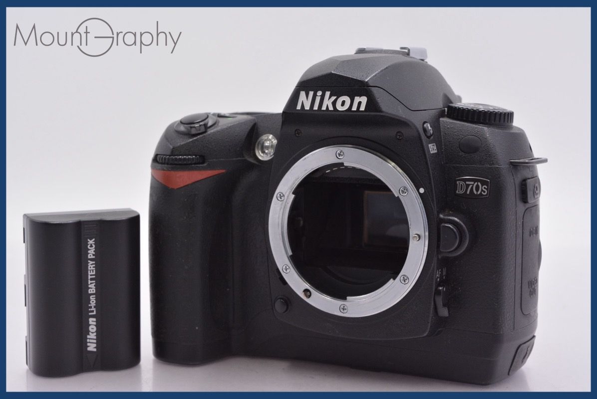 本物 ニコン Nikon D70s バッテリー付属 ☆完動☆同梱可 #am1573