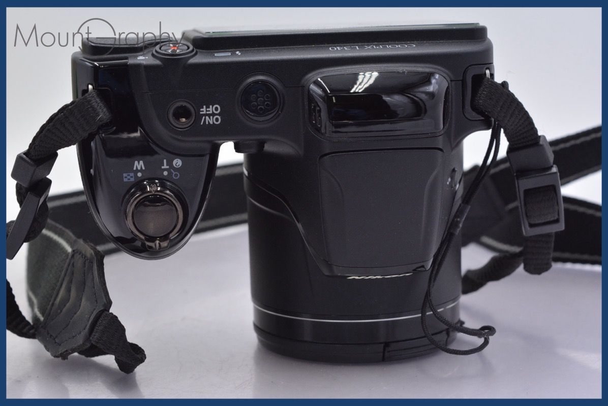 ニコン Nikon COOLPIX L340 28x 単三電池仕様 元箱、前キャップ付属