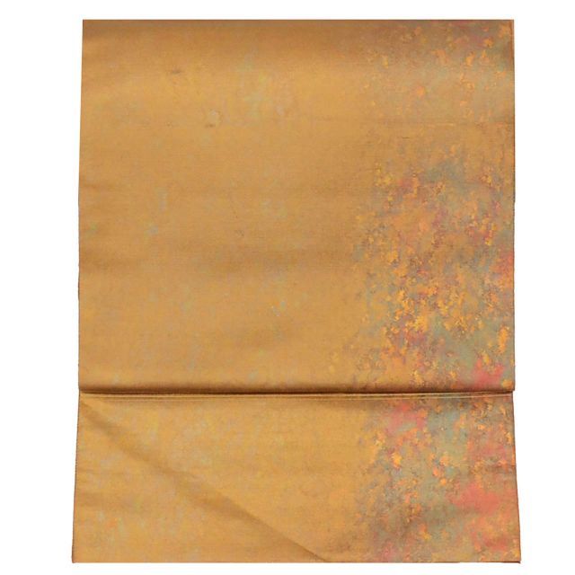 中古】 リサイクル 袋帯 正絹 落款あり 西陣織 伝統工芸士 箔屋清兵衛