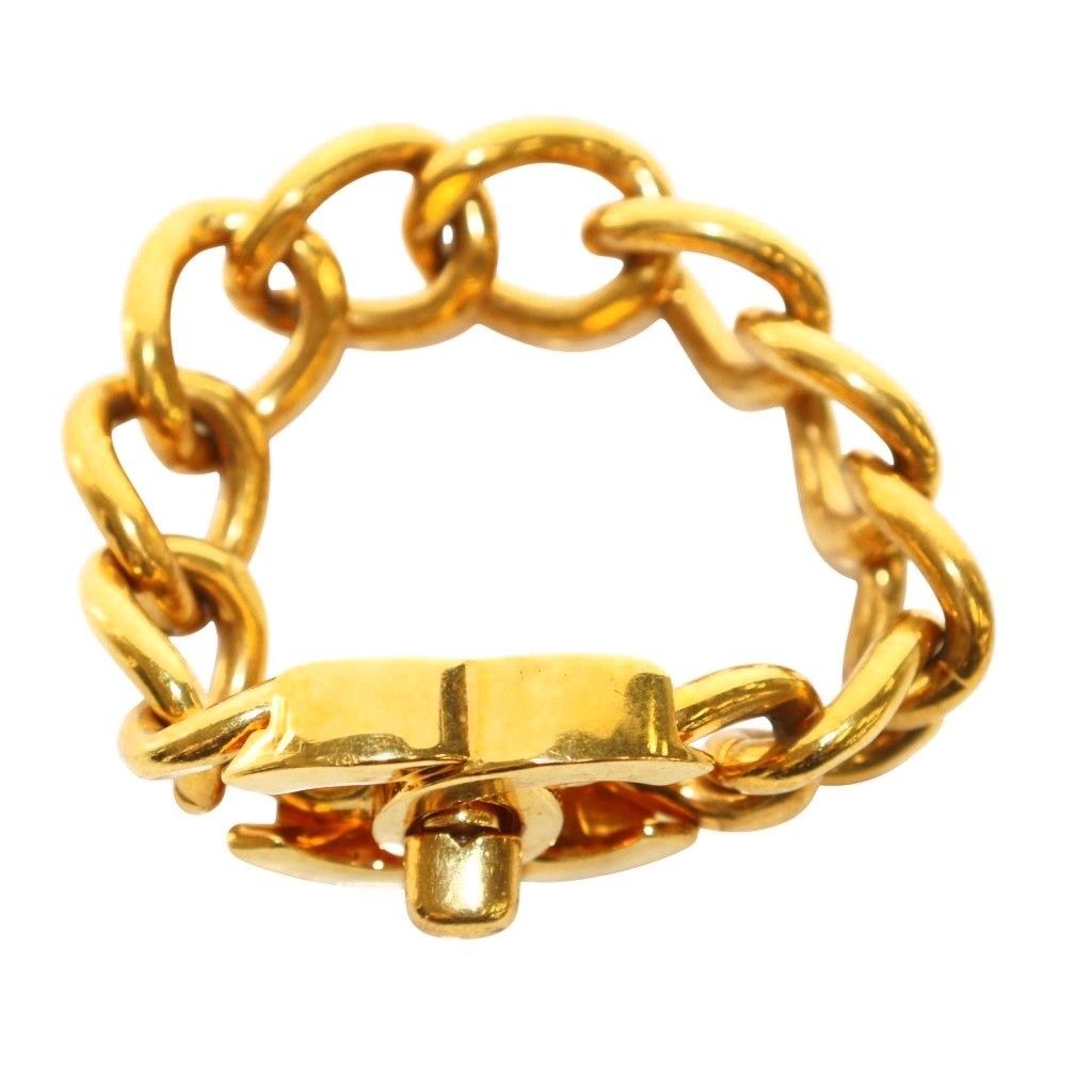 ✫*✫様 CHANEL シャネル　ヴィンテージ　ブレスレット CHANEL (シャネル) ヴィンテージ レザー チェーン ブレスレット
