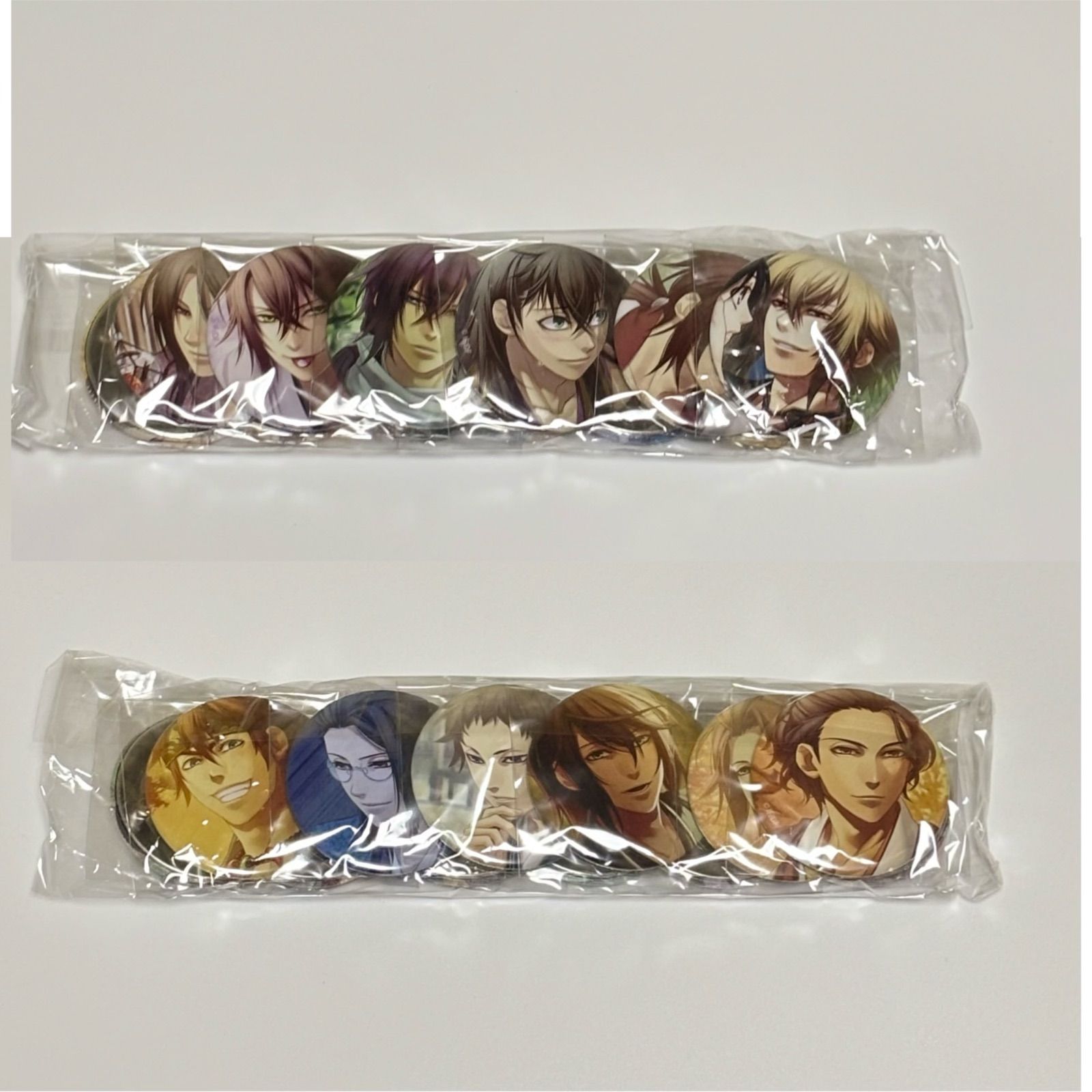 新品】薄桜鬼 真改 遊戯録 隊士達の大宴会 思い出缶バッジ12種セット