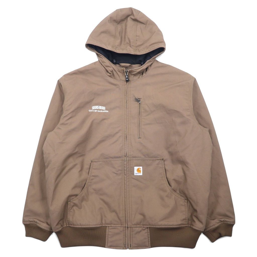 carhartt 【L】Carhartt アクティブ ジャケット パーカー ベージュ 裏