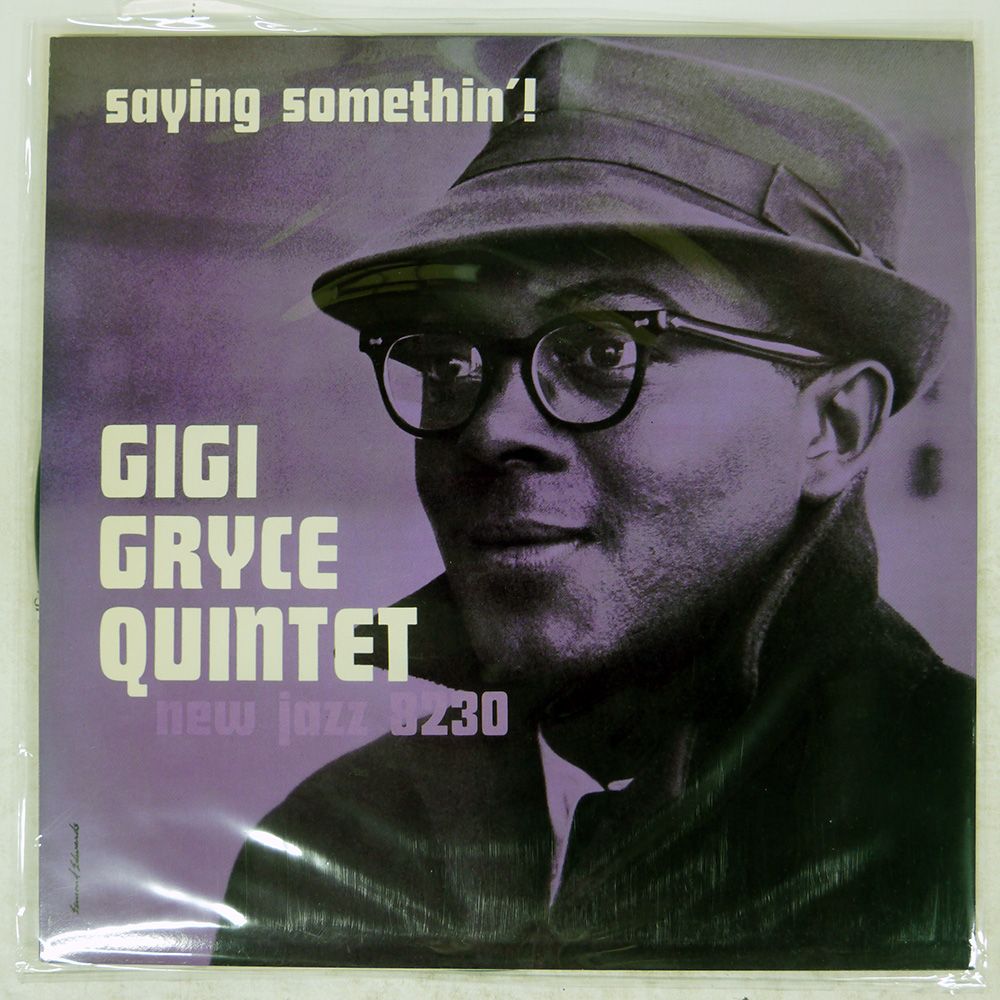 国内盤 GIGI GRYCE QUINTET/SAYING SOMETHIN'/NEW JAZZ WWLJ7040 LP