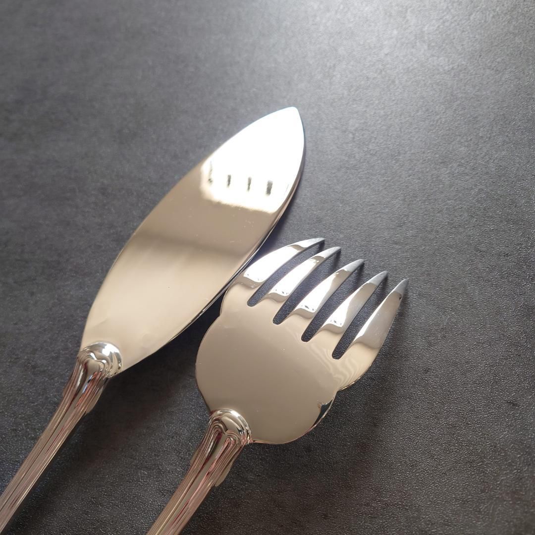 極希少 極美品 クリストフル ポートロイヤル フィッシュサービング