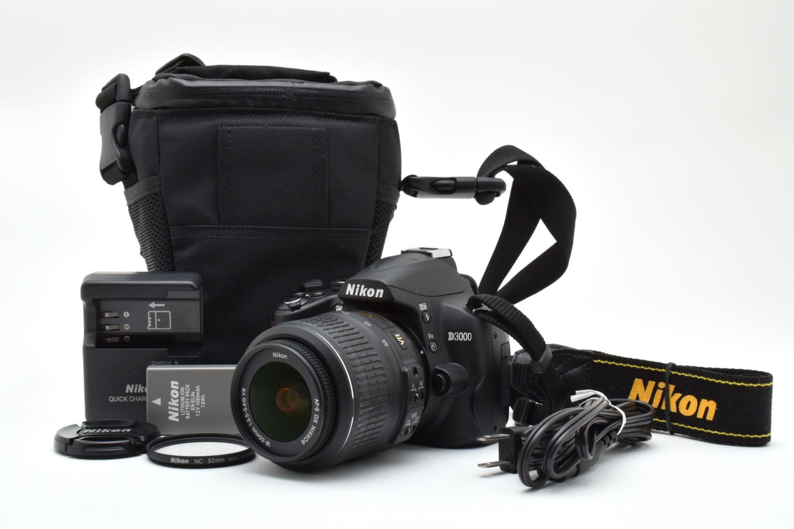 390 Nikon D3000 レンズキット 18-55mm VR - メルカリ