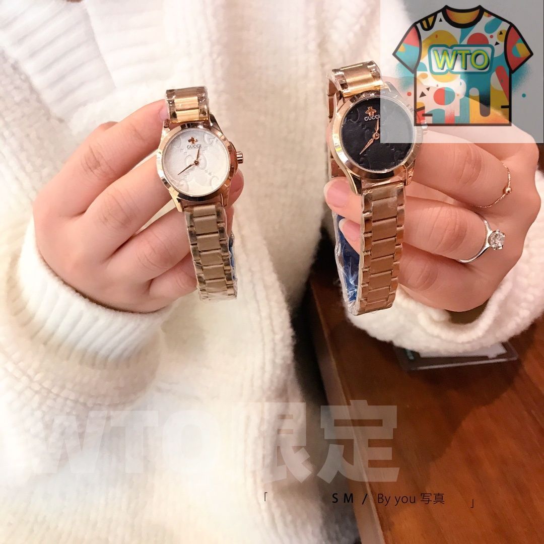 GUCCI グッチ レディース腕時計 28mm｜ホログラムデザイン×スチール