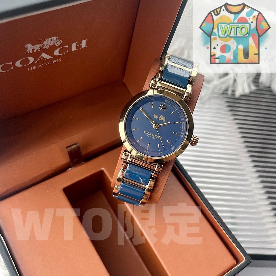 COACH コーチ レディース腕時計 30mm｜セラミックベルト×クオーツ