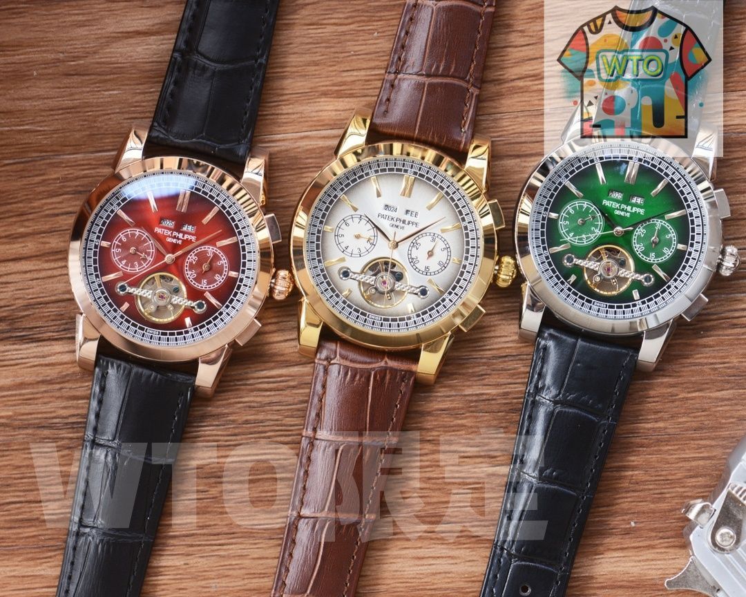 オマPatek Philippe Geneve 自動巻き Patek Philippe] メンズ自動巻き腕時計 - 専用ケース・カード・袋付き