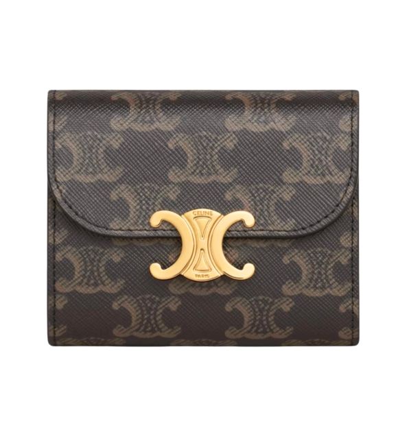 CELINE スモールウォレット トリオンフ セリーヌ☆ スモールウォレットトリオンフ(直営店） (CELINE