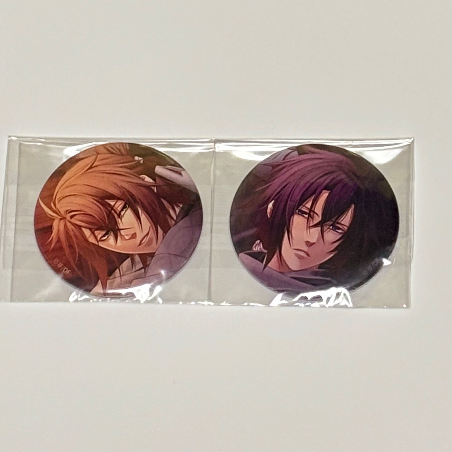 斎藤一＆沖田総司 描きおろし缶バッジ2種セット 薄桜鬼 真改 遊戯録 隊