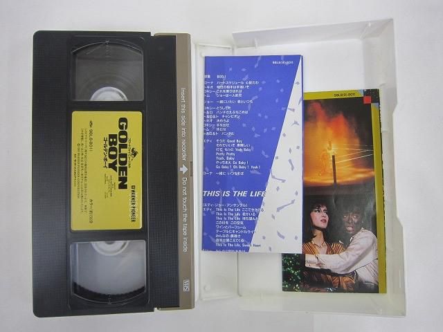中古品 少年隊 VHS 錦織一清 GOLDEN BOY 正規品 ビデオ ビデオテープ