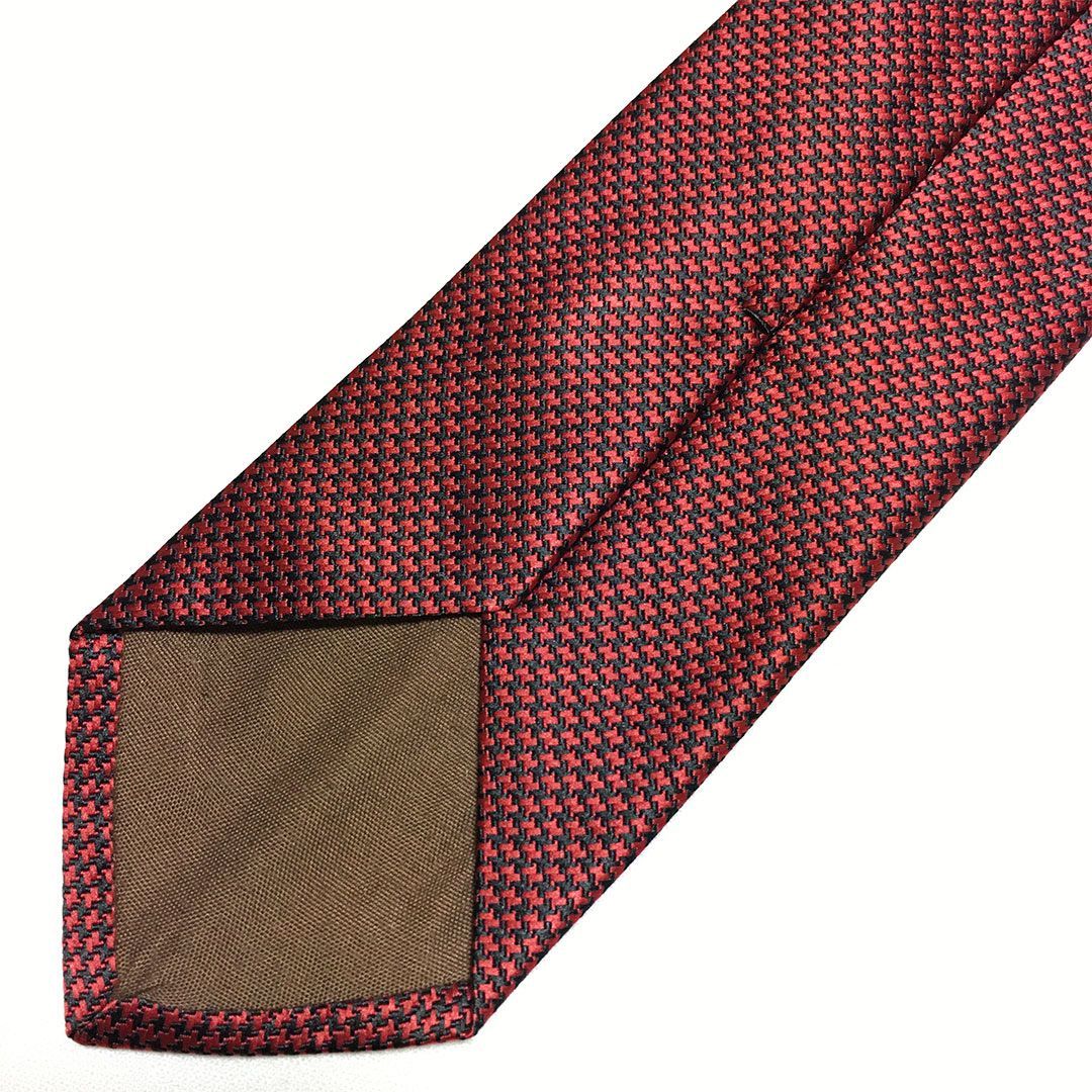 未使用級 ルイヴィトン Louis Vuitton ネクタイ シルク100% レッド