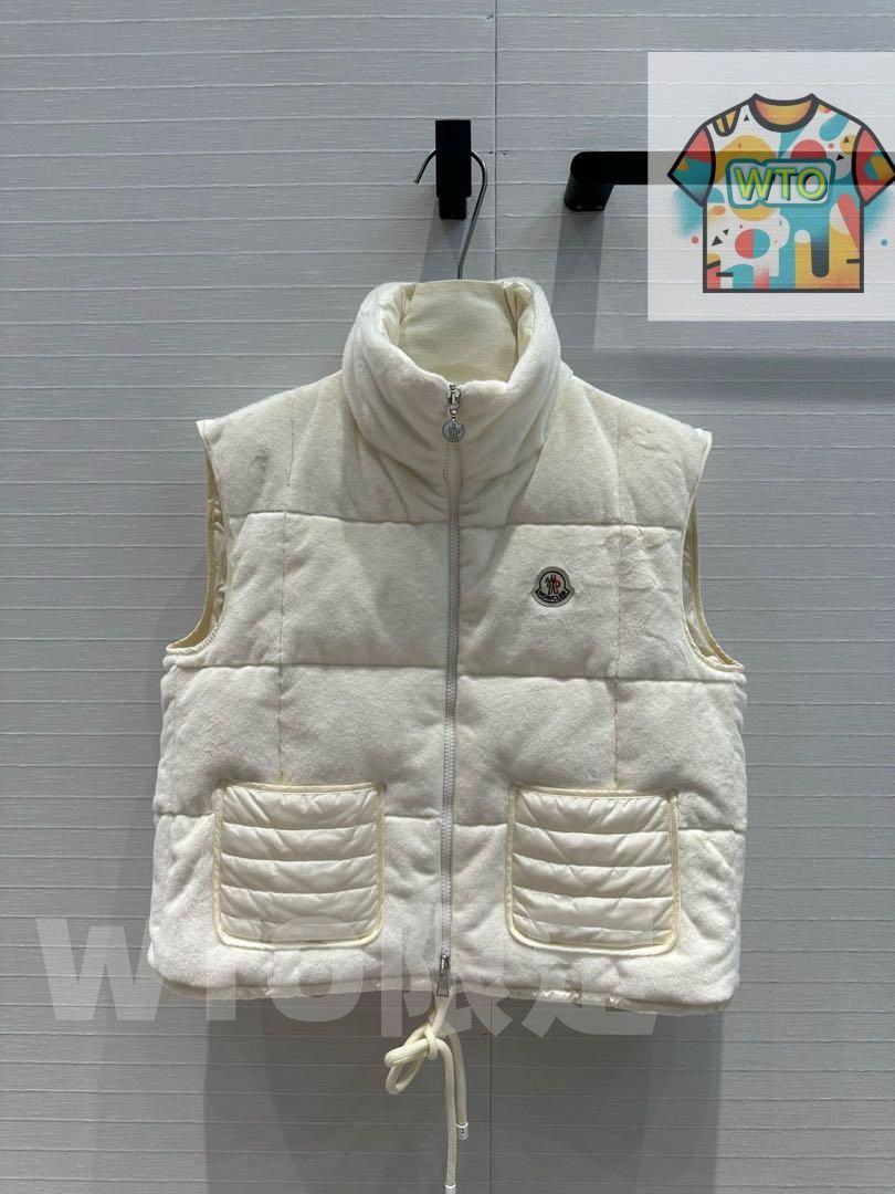 Moncler ホワイト ダウンベスト レディース｜本日限定特価｜新品未使用