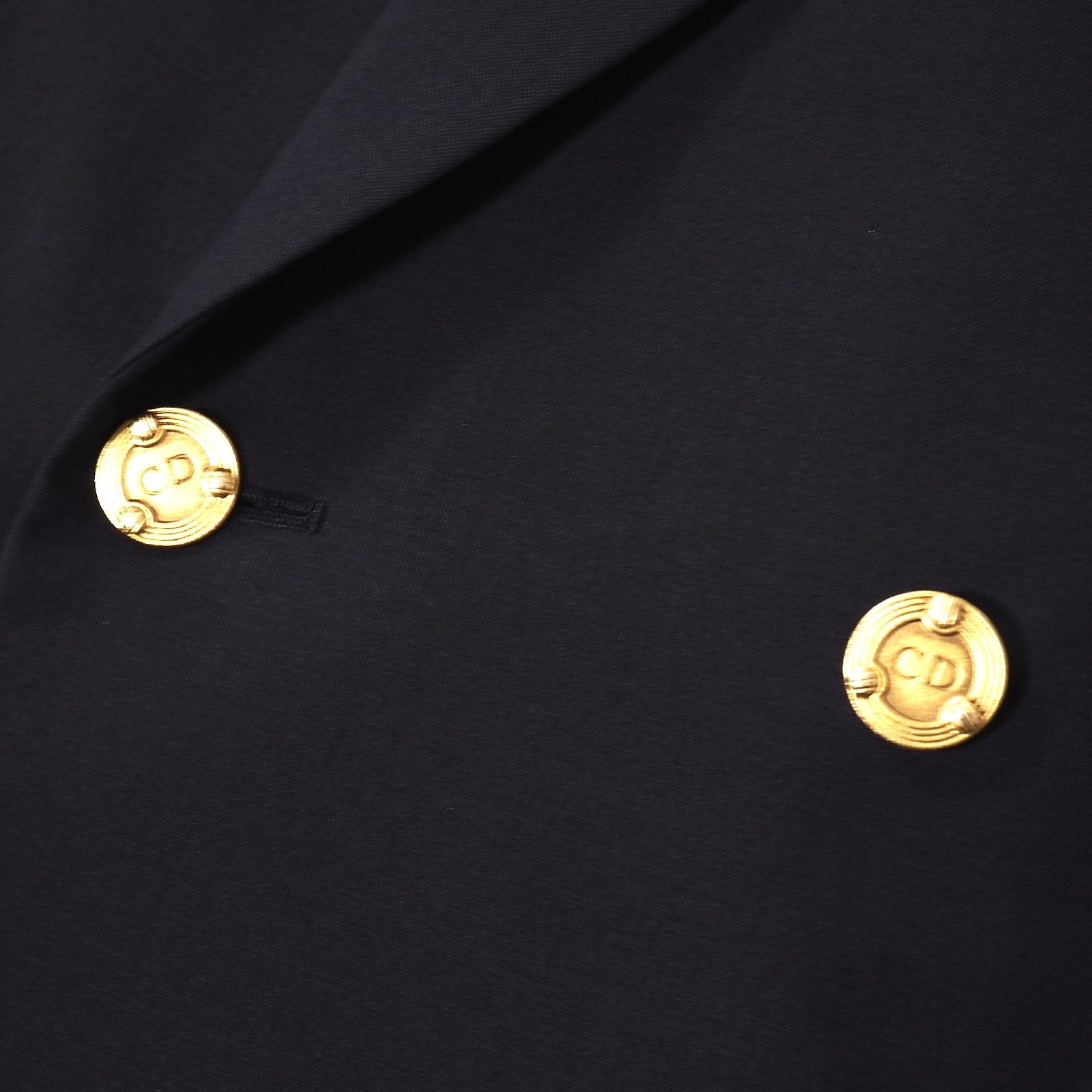 クリスチャンディオールスポーツ✨金ボタンＰコート✨クリーム　Ｍ　ダブルブレスト 良品 クリスチャンディオール Christian Dior MONSIEUR ヴィンテージ