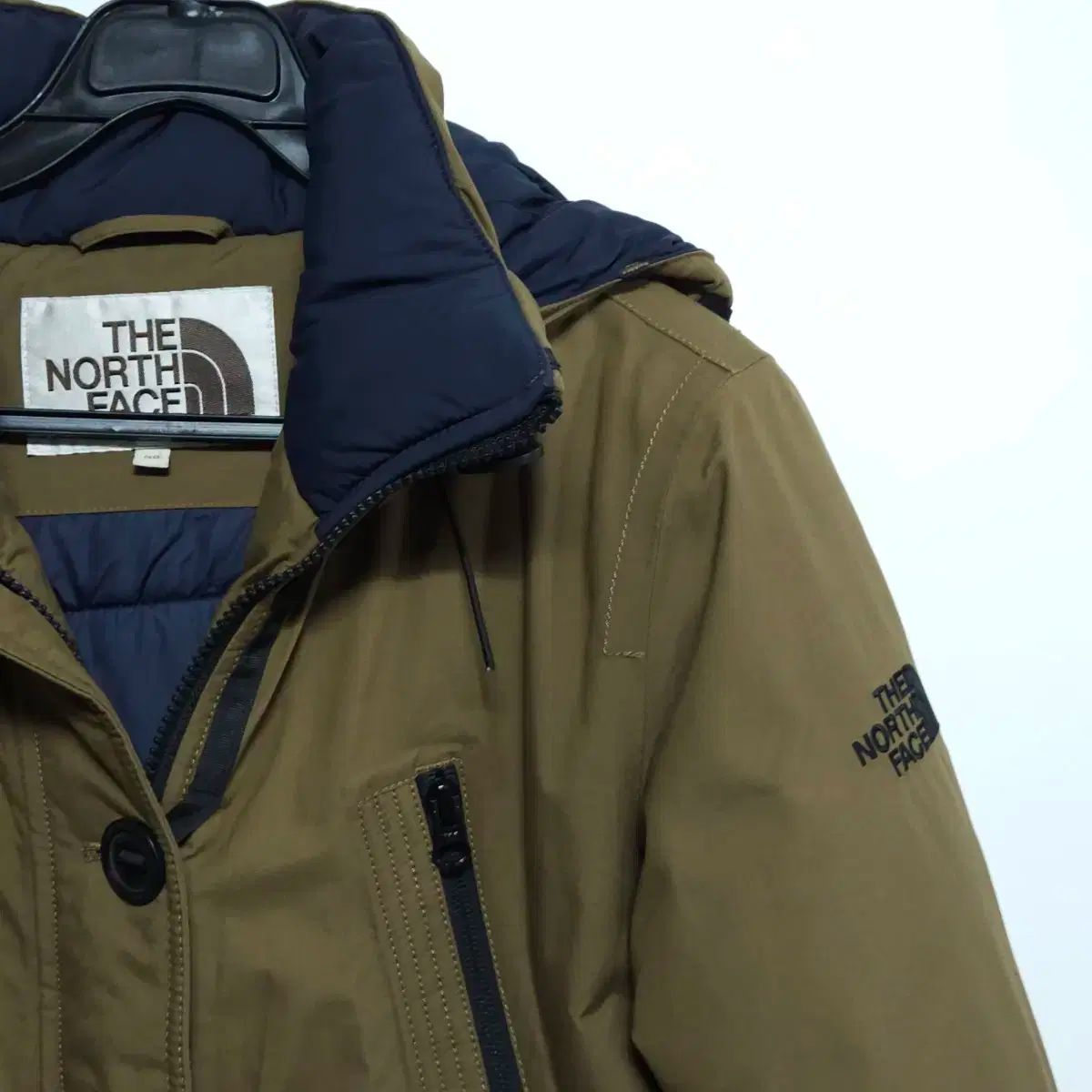 44 55サイズ THE NORTH FACE ザノースフェイス カーキブラウン ロング