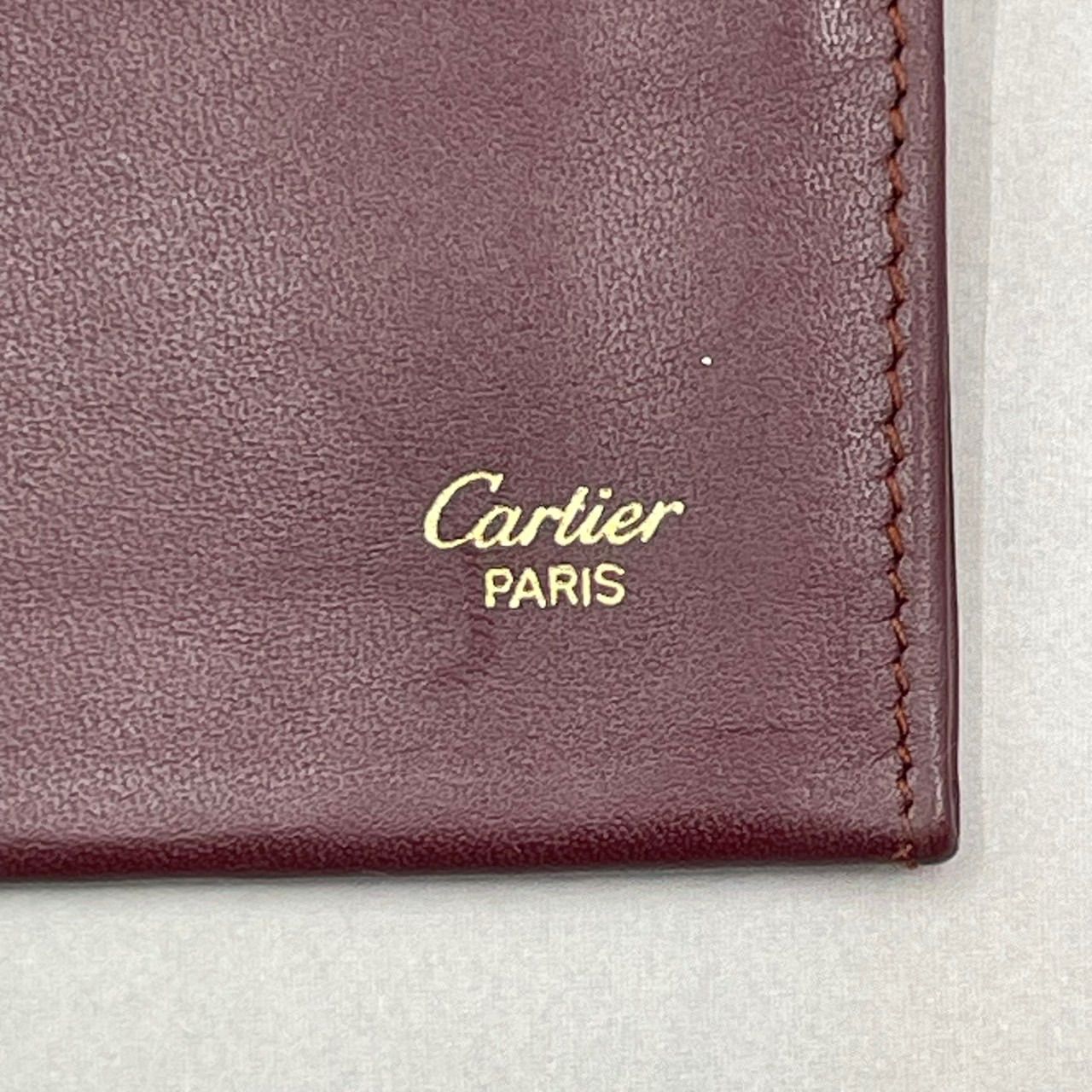 ＊極美品＊カルティエ マストライン 名刺入れ パスケース カードケース ボルドー 楽天市場】Cartier カルティエ マスト ドゥ カルティエ マストライン