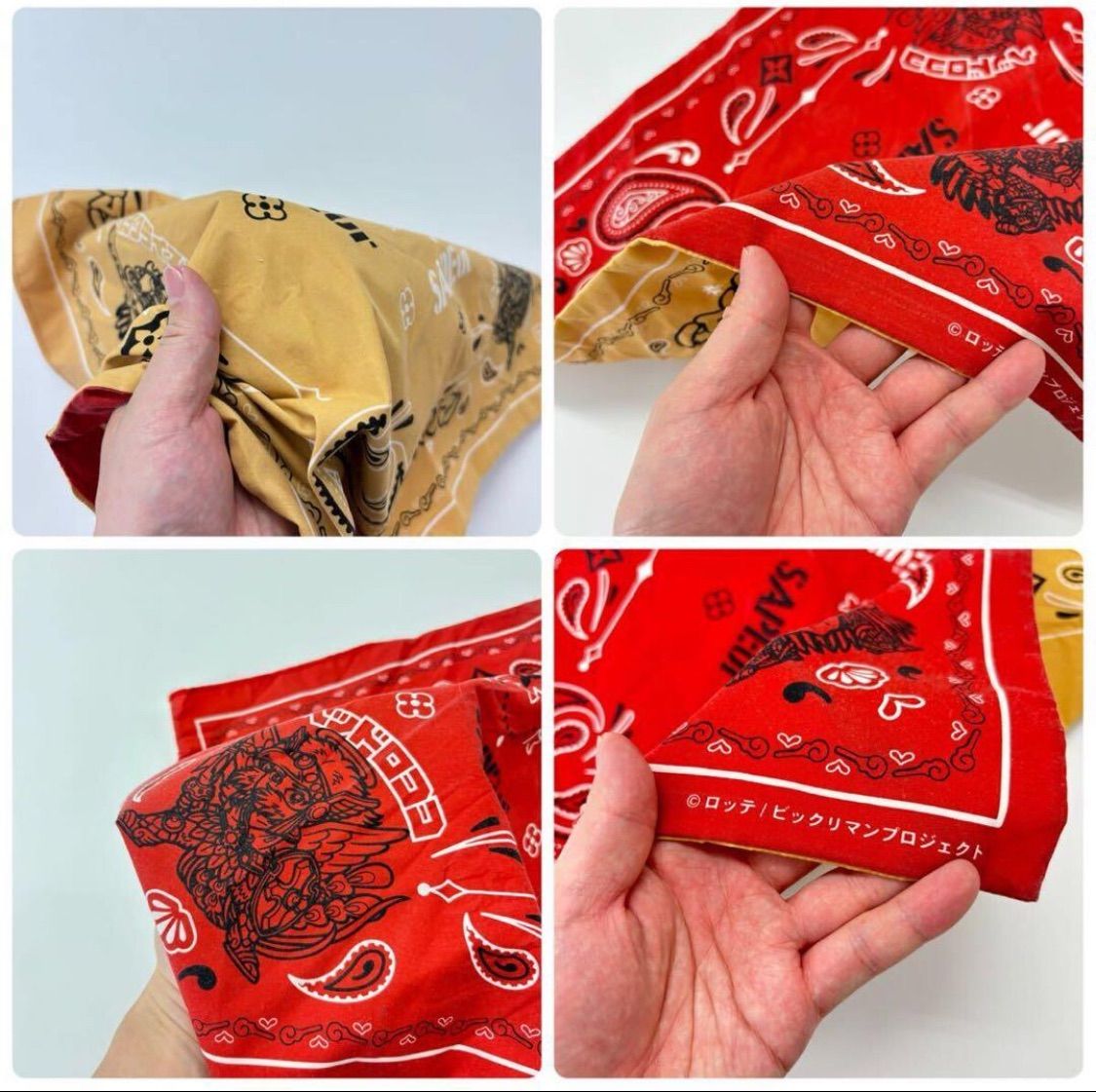 SAPEur サプール ビックリマン バンダナ バッグ ヘラクライスト ヘッド