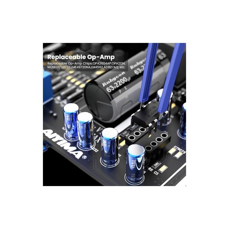 AIYIMA A07 MAX HIFI パワーアンプ 2チャンネルホームオーディオ