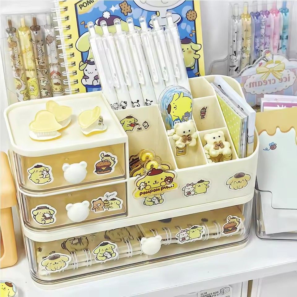引き出し コンパートメントデスク クロミ メロディー シナモロール