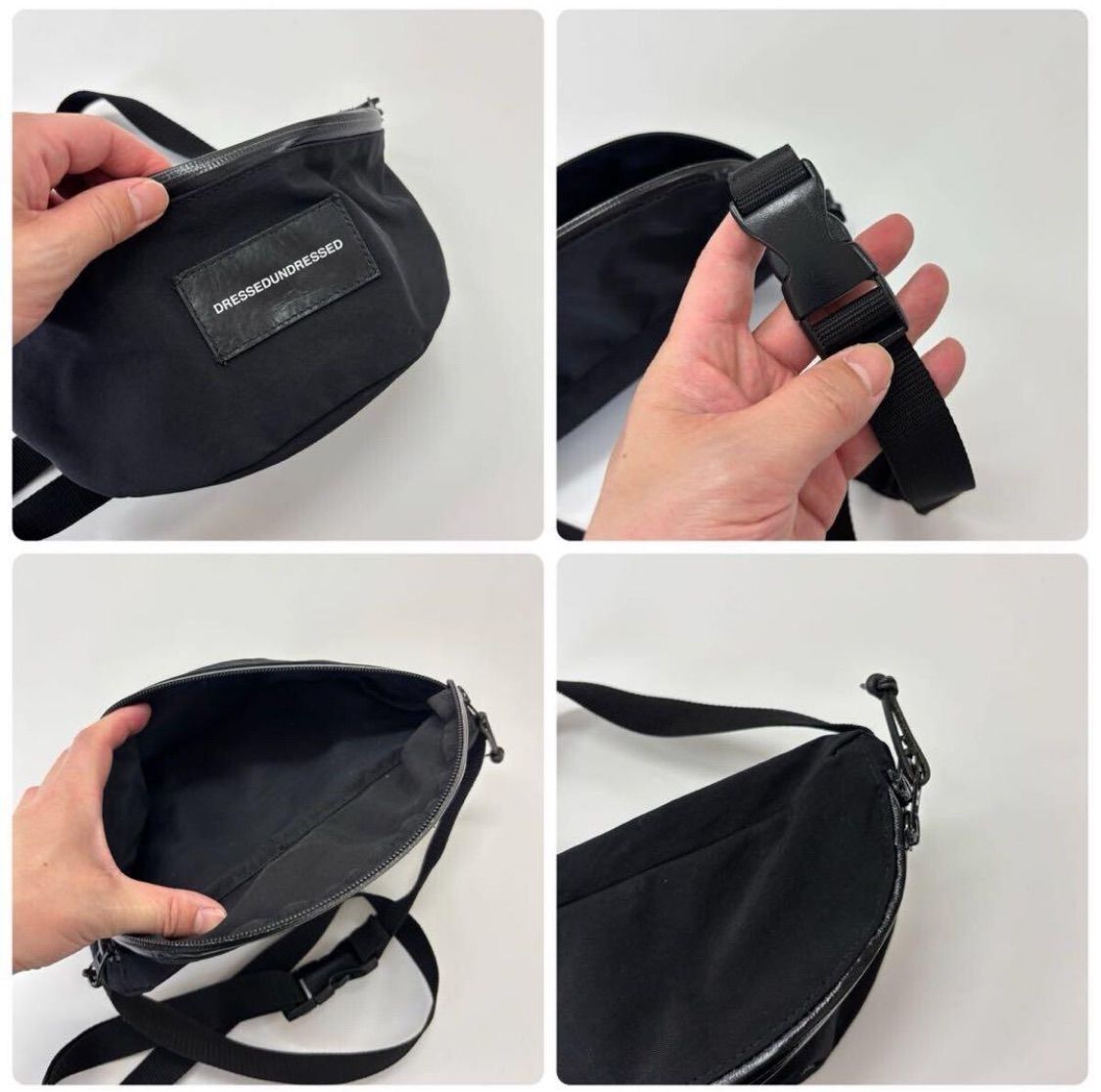 DRESSEDUNDRESSED バッグ DRESSEDUNDRESSED ドレスドアンドレスド ロゴ ショルダー バッグ