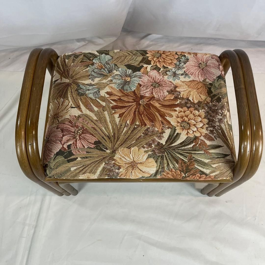 【良品】 ラタン 花柄 座椅子 スツール オットマン ローチェア 椅子 イス 良品】 ラタン 花柄 座椅子 スツール オットマン ローチェア 椅子 イス