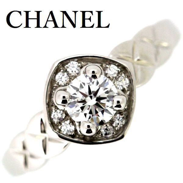 新品仕上げ CHANEL Pt950 ココ クラッシュ ダイヤ リング シャネル 新品仕上げ CHANEL Pt950 ココ クラッシュ ダイヤ リング シャネル