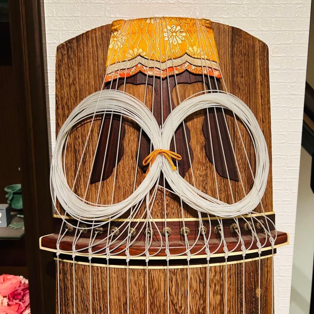 良品】琴 和楽器 弦楽器 13弦 和琴 木製 13弦琴 - メルカリ