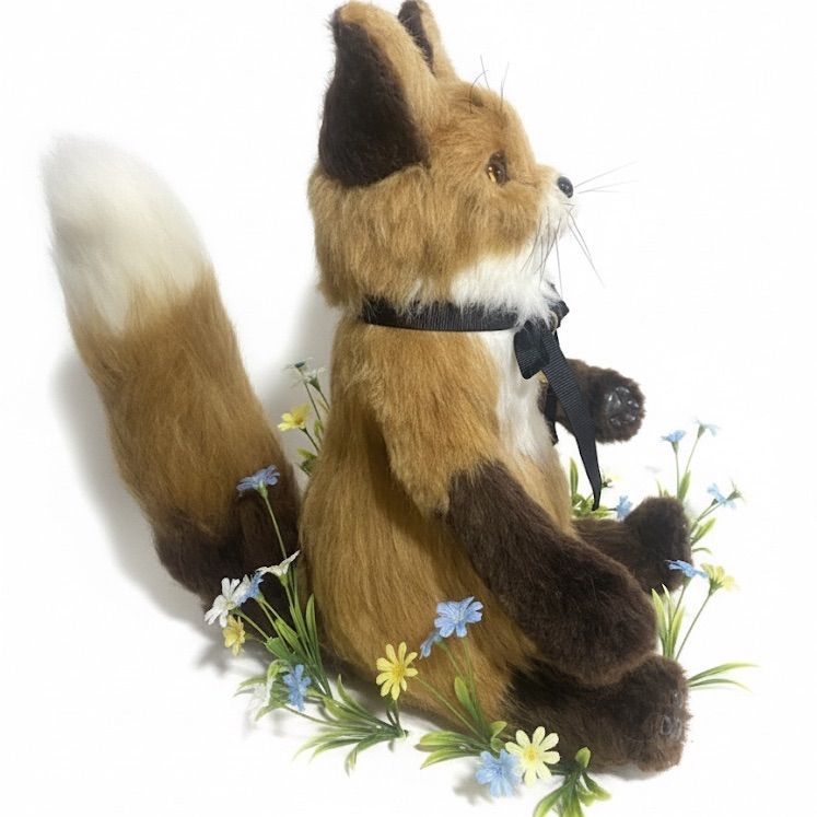 アートドール】ちょこんと子狐 羊毛フェルト - メルカリ