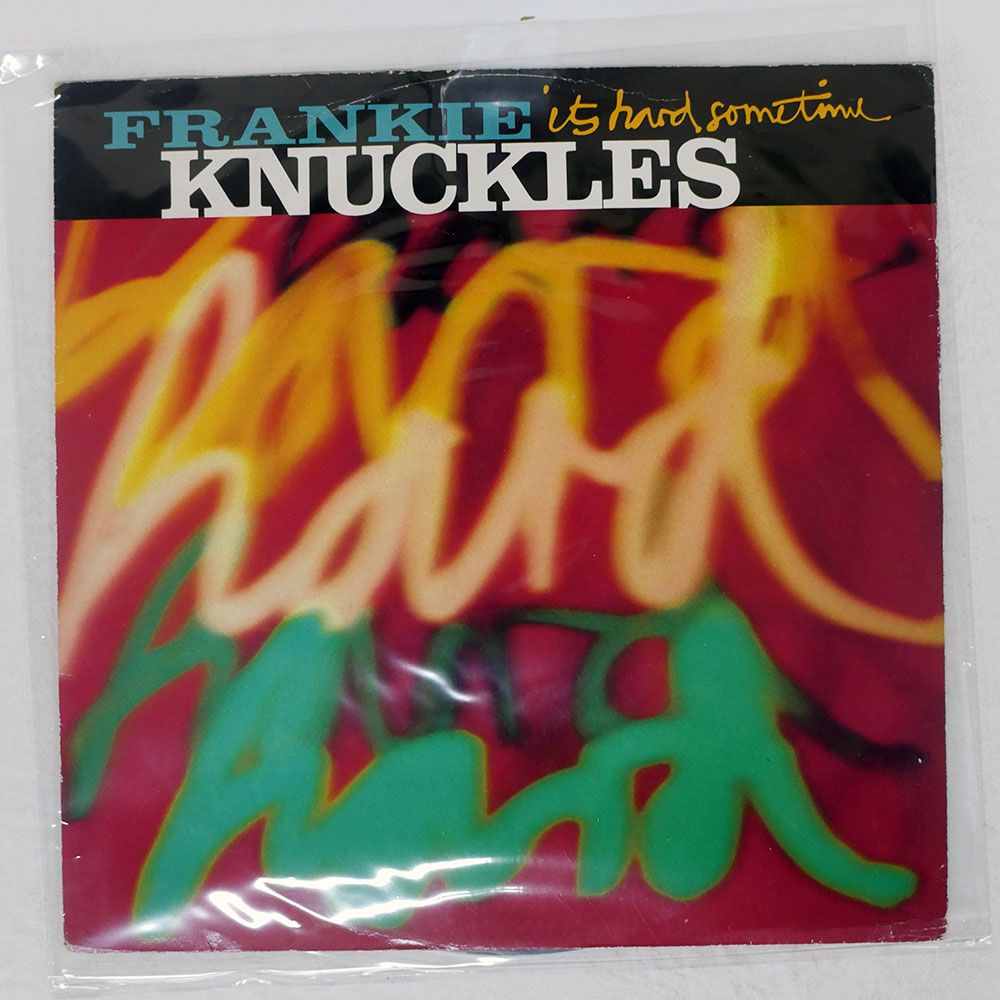 英 UK盤 FRANKIE KNUCKLES/IT'S HARD SOMETIME/VIRGIN AMERICA VUST52