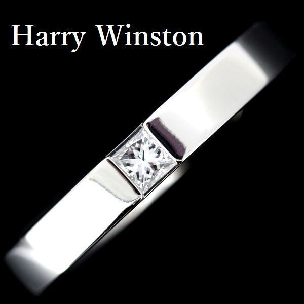 ハリーウィンストン プリンセス ダイヤモンド リング Pt950 5号 - メルカリ