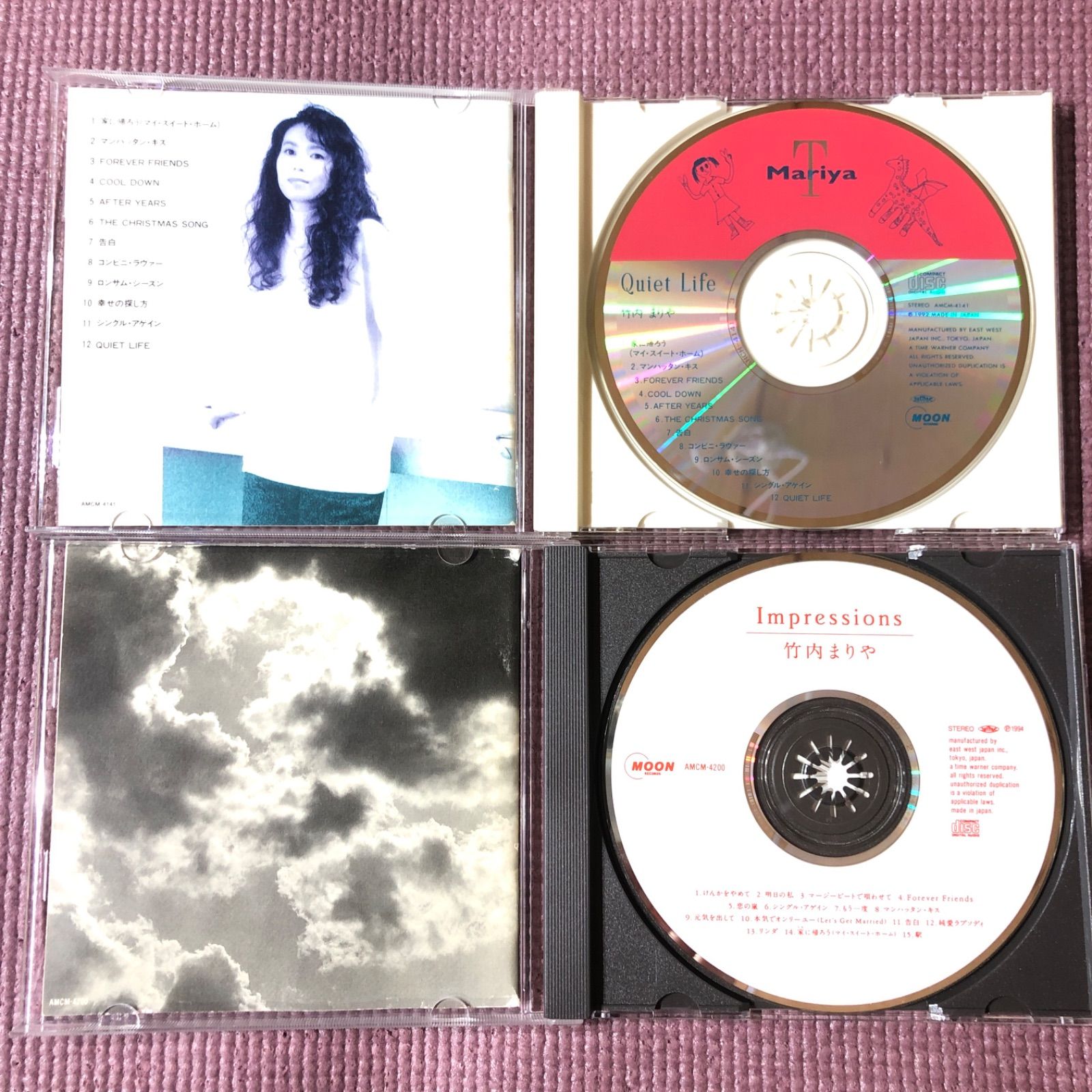 竹内まりやアルバム 2点 🟢『Quiet Life』🟢『Impressions』🟢 - メルカリ