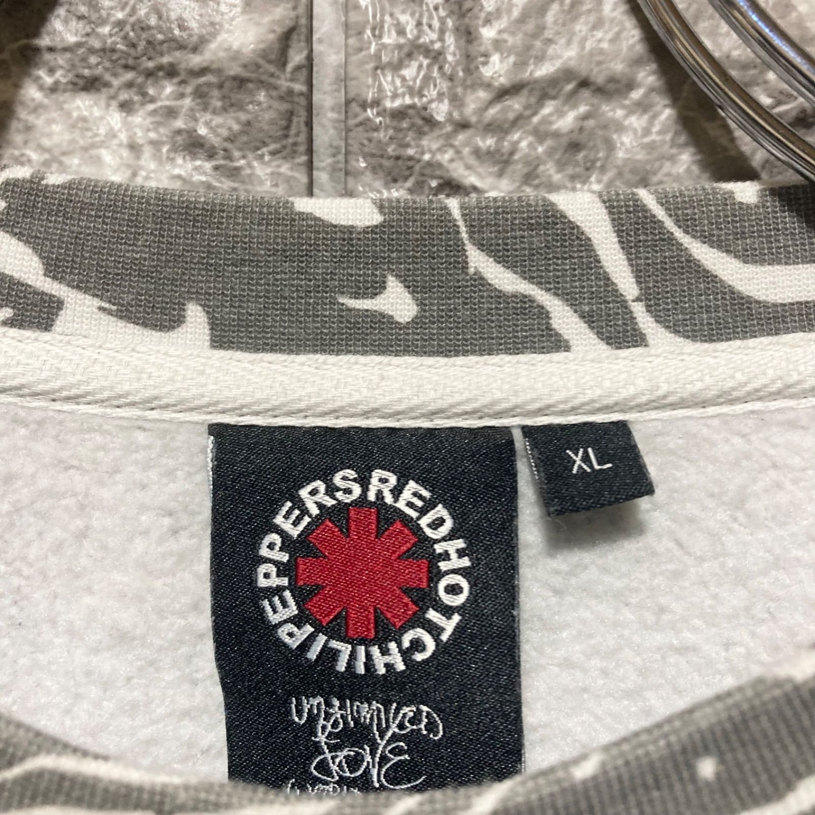 RED HOT CHILI PEPPERS スウェット ゼブラ トレーナー 総柄 XL - メルカリ