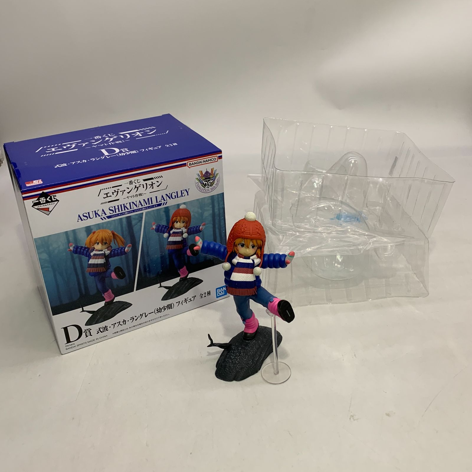 一番くじ D賞 式波・アスカ・ラングレー(幼少期) フィギュア×2点 一番くじ エヴァンゲリオン D賞 式波・アスカ・ラングレー幼少期