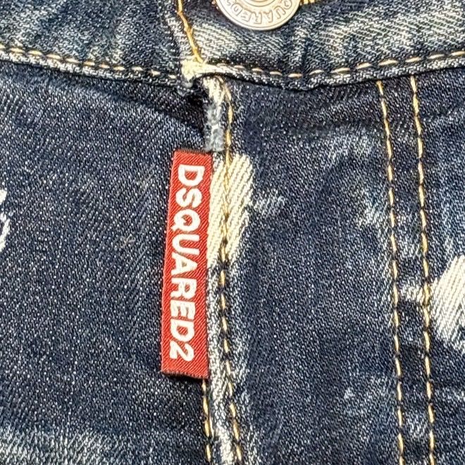 DSQUARED2 ディースクエアード 23SS スケータージーンズ 42 リペア 