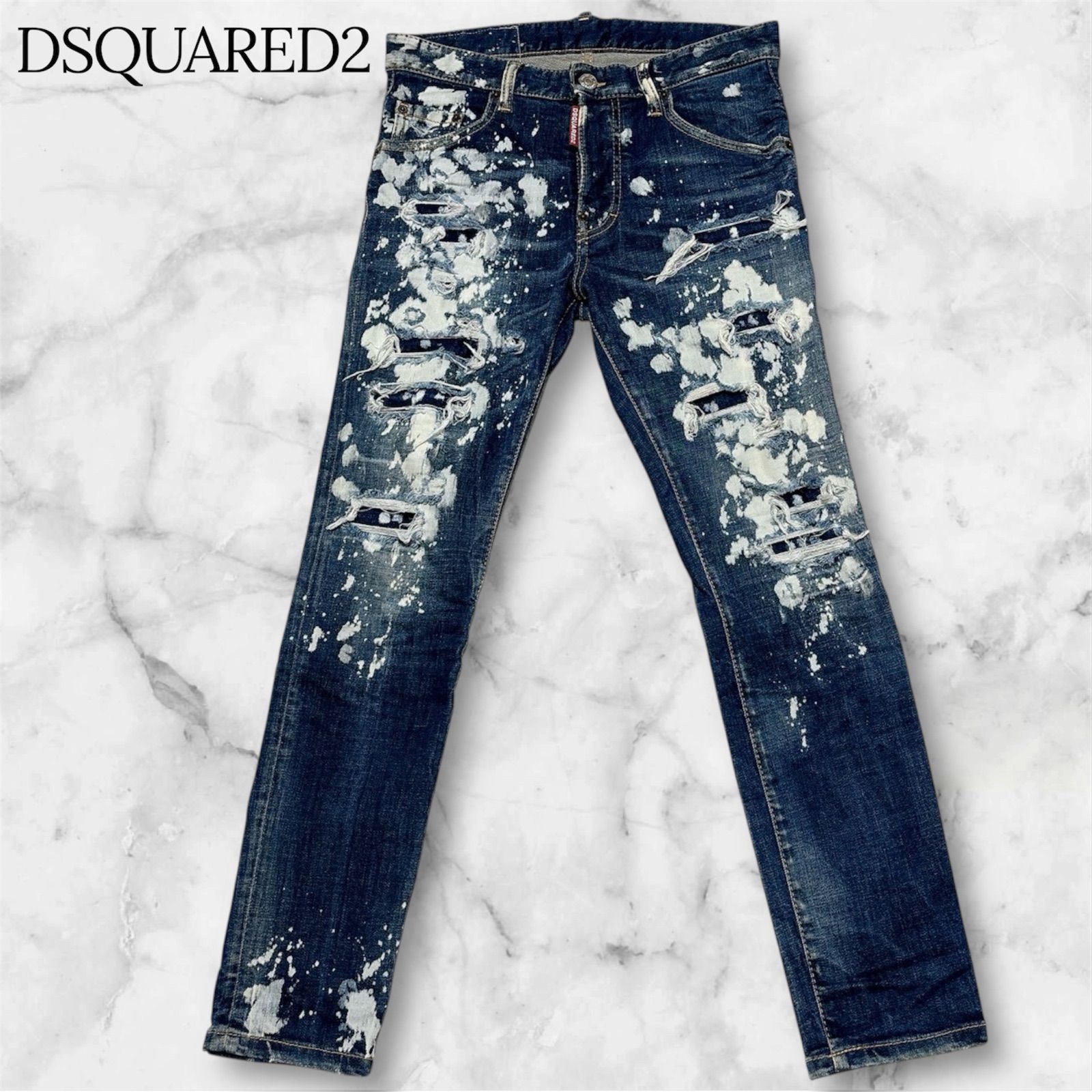 DSQUARED2 ディースクエアード 23SS スケータージーンズ 42 リペア
