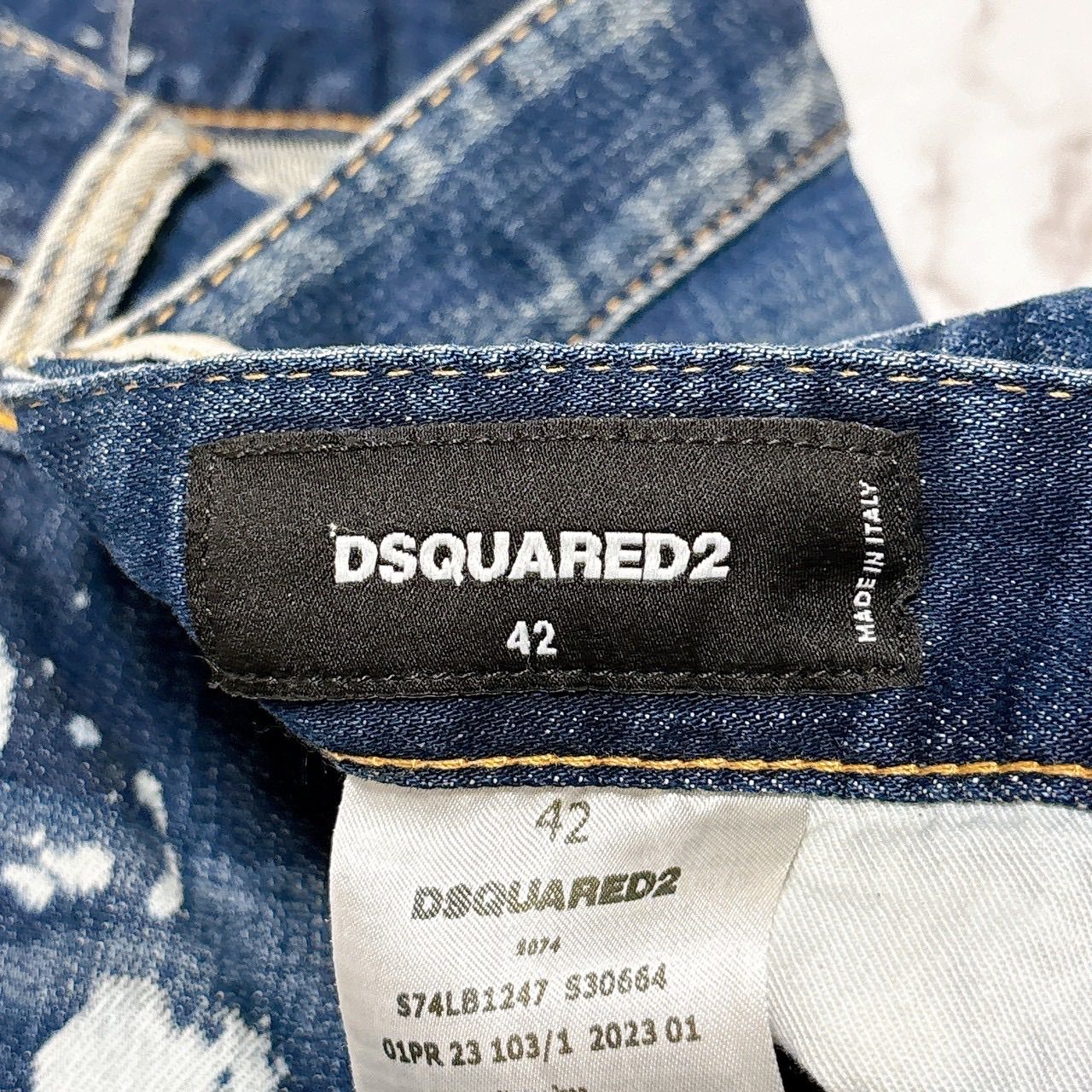 DSQUARED2 ディースクエアード 23SS スケータージーンズ 42 リペア