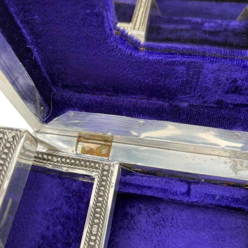 ビンテージ☆ジュエリーケース(2個セット)宝石BOX小物入れシルバー