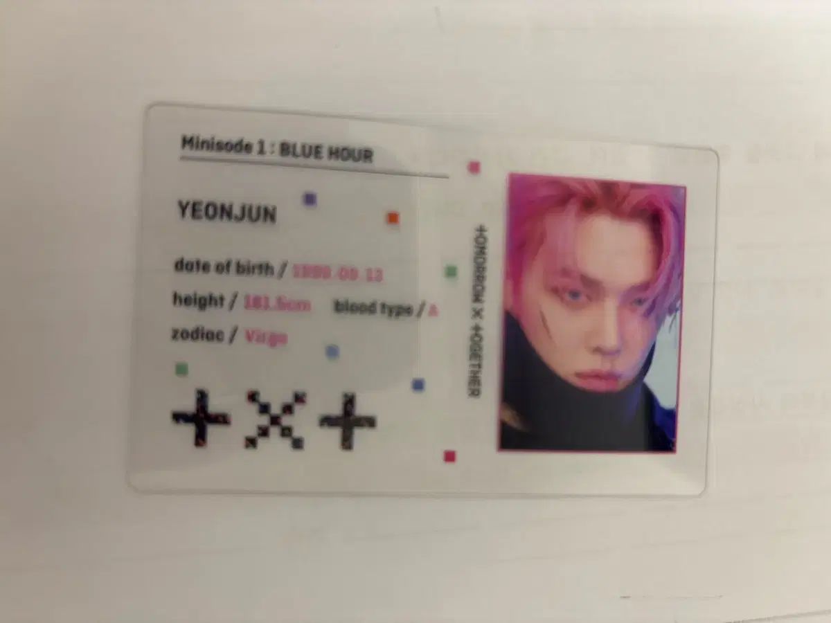 TXT BLUE HOUR 2形態 インドネシア ヨントン トレカ ヒュニンカイ トレカ TXT ヨンジュン 中国 ヨントン