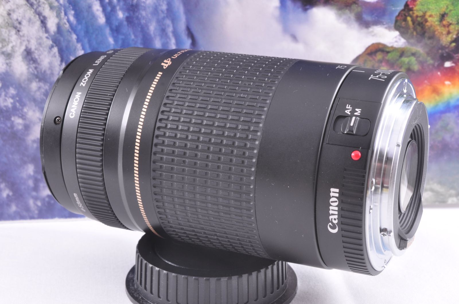 ❣望遠撮影に最適❣Canon EF 75-300mm II USM❣美品❣ キヤノン EF 75-300mm USM 軽量望遠ズームレンズ 運動会 旅行 ポート